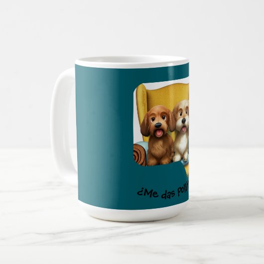 Taza Infantil “Amiguitas Peludas” Kaffeetasse (Vorderseite Links)