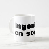 Taza ingeniero en sonido kaffeetasse