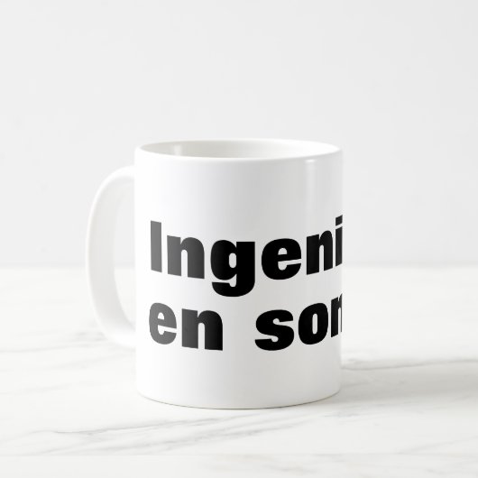 Taza ingeniero en sonido kaffeetasse (Vorderseite Links)