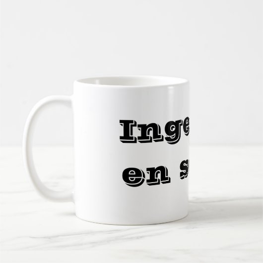Taza ingeniero en sonido kaffeetasse (Links)