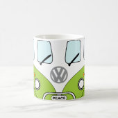 Taza Kombi Verde Psicodélica – Furgoneta Retro con Kaffeetasse (Mittel)