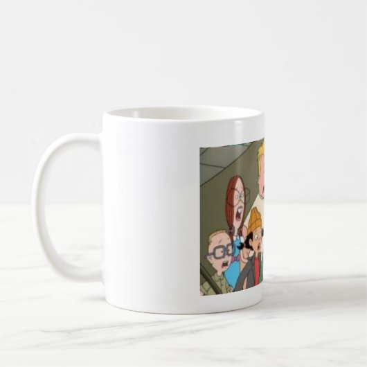 Taza la banda del patio kaffeetasse (Links)