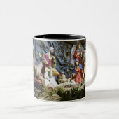 Taza: La Luz del Nacimiento en tu Hogar (Regalo de Zweifarbige Tasse (VorderseiteRechts)
