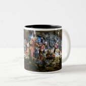 Taza: La Luz del Nacimiento en tu Hogar (Regalo de Zweifarbige Tasse (VorderseiteRechts)
