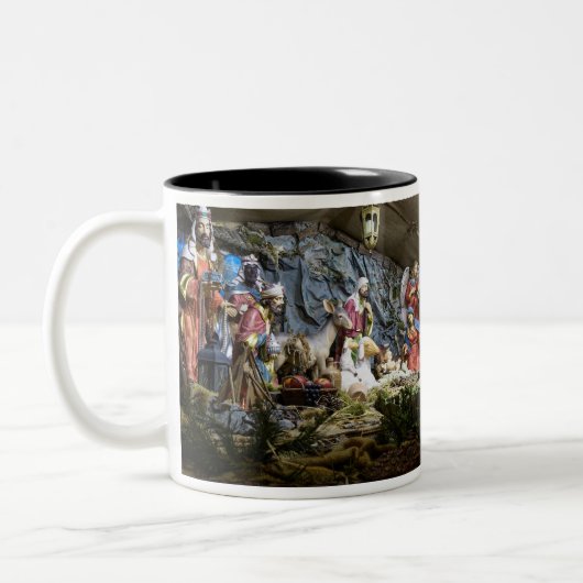 Taza: La Luz del Nacimiento en tu Hogar (Regalo de Zweifarbige Tasse (Links)