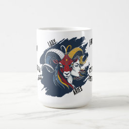 Taza Lady Aries - Coffee Mug Horóscopo Mujer Kaffeetasse
