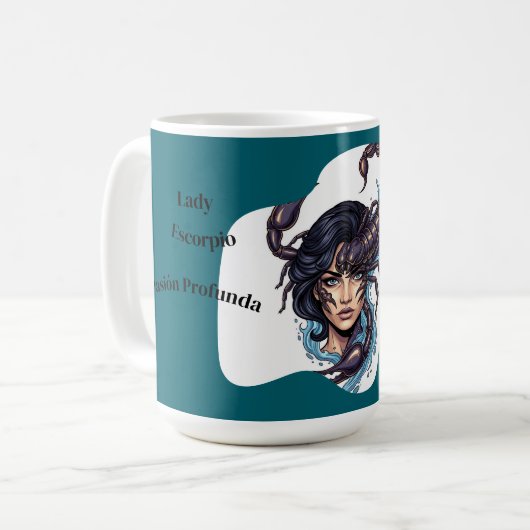 Taza Lady Escorpio Kaffeetasse (Vorderseite Links)