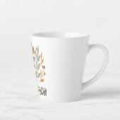 Taza Latte Motivacional Flores Boho Milchtasse (Rechts)