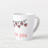 Taza Latte Suspiros Colección Con Mucho Amor ❤️ Milchtasse (Rechte Ecke)