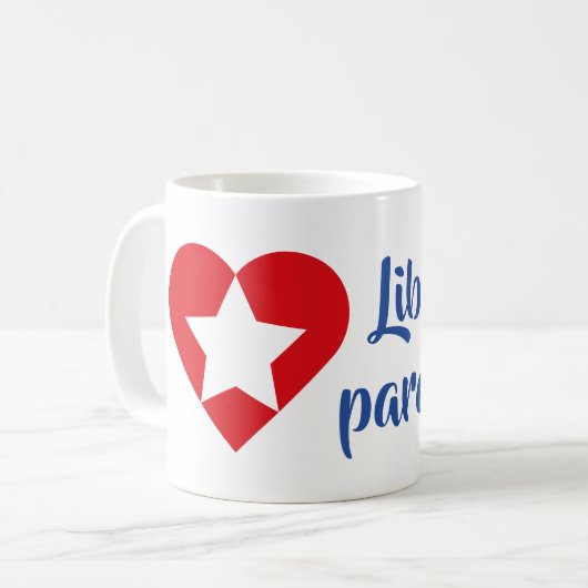 Taza Libertad para Cuba Kaffeetasse (Vorderseite Links)