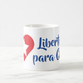 Taza Libertad para Cuba Kaffeetasse (Mittel)