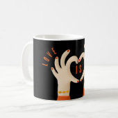 Taza Love is Love Kaffeetasse (Vorderseite Links)