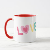Taza Love letra de corazón Tasse (Links)