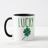Taza Lucky Clover St Patricks Day Tasse (Links)