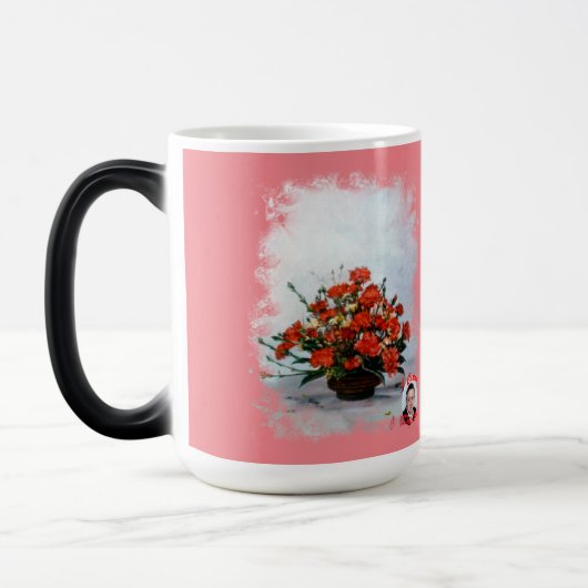 Taza Mágica Bodegón de flores Verwandlungstasse (Links)