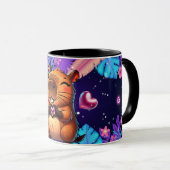taza magica con motivo capybara tasse (VorderseiteRechts)
