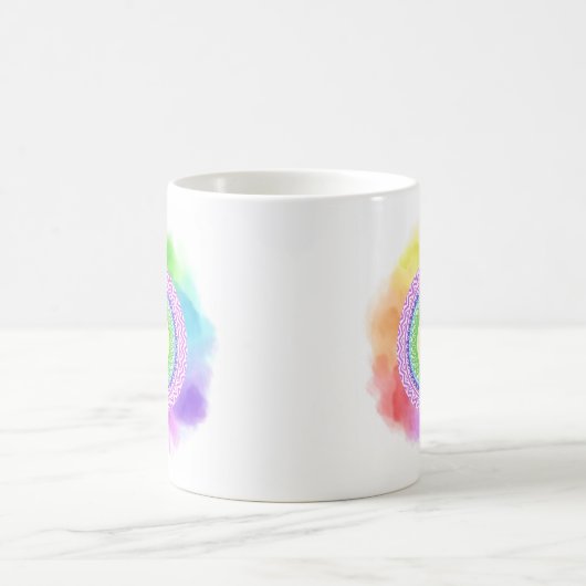 Taza mandala de colores kaffeetasse (Mittel)