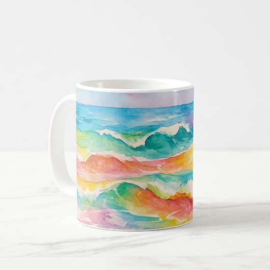 Taza mar de colores kaffeetasse (Vorderseite Links)