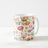 Taza mascota adorable kaffeetasse (VorderseiteRechts)
