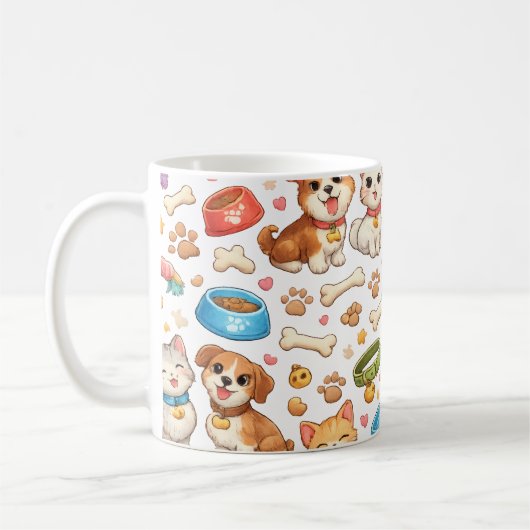 Taza mascota adorable kaffeetasse (Links)