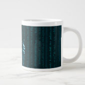 Taza matrix hacker computers  programmer 3 Jumbo-Tasse (Rechts)
