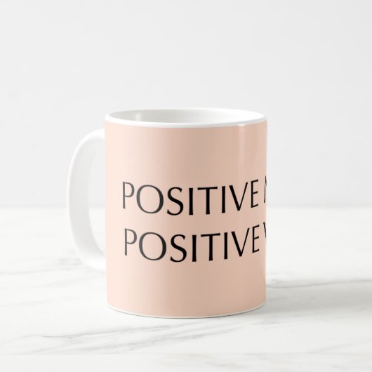 Taza Mente Positiva Kaffeetasse (Vorderseite Links)