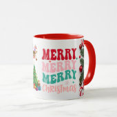 Taza Merry Christmas, Feliz Navidad  Tasse (VorderseiteRechts)