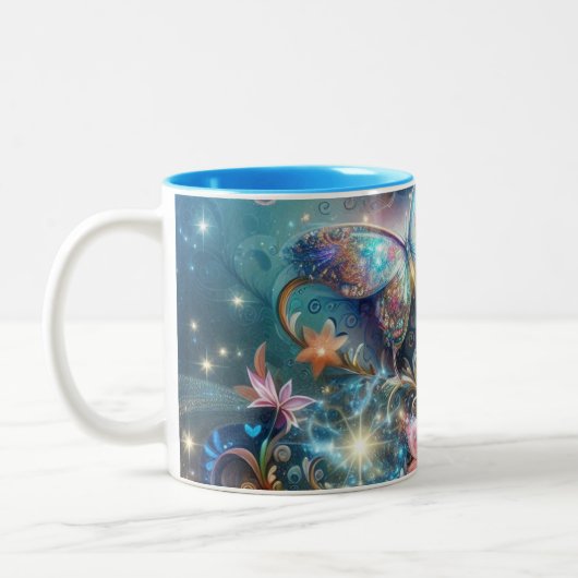Taza Misticismo Colección Esencial Magia  Zweifarbige Tasse (Links)