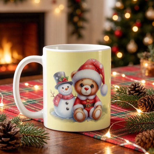 Taza Navideña con Snowman Kaffeetasse