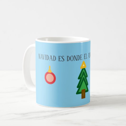 Taza Navideña Kaffeetasse (Vorderseite Links)