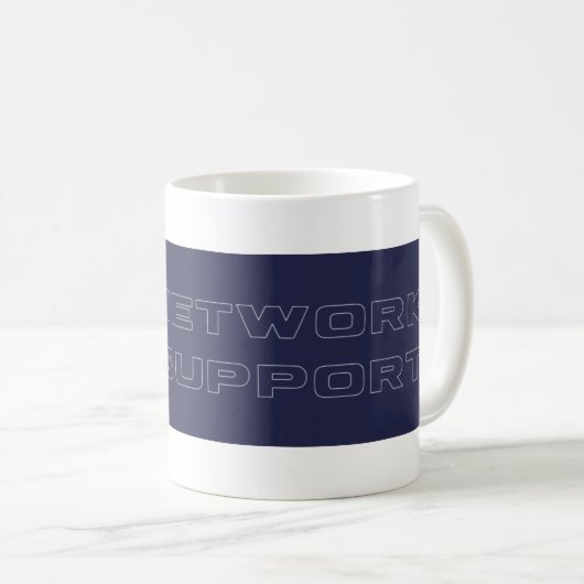 Taza Network Support Kaffeetasse (VorderseiteRechts)