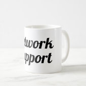 Taza network support kaffeetasse (VorderseiteRechts)