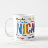 Taza Nicaragua y sus Departamentos Kaffeetasse (Links)