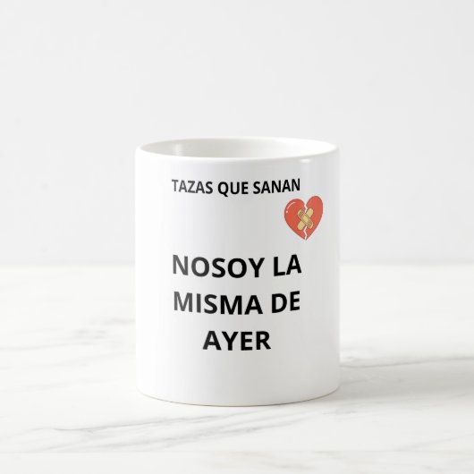 Taza No Soy La Misma De Ayer Kaffeetasse (Mittel)