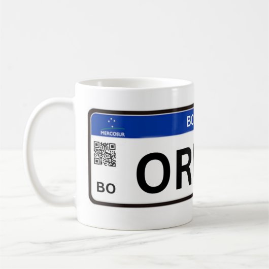 Taza Oruro Mercosur Kaffeetasse (Links)