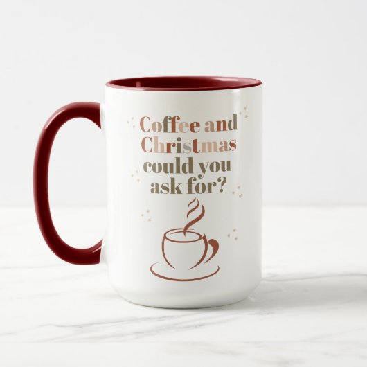 Taza para Amantes del Café y Navidad Tasse (Links)
