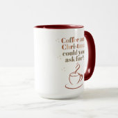 Taza para Amantes del Café y Navidad Tasse (VorderseiteRechts)