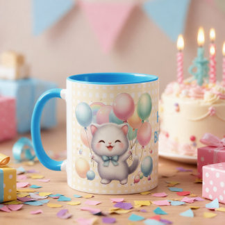 Taza para cumpleaños infantil tasse
