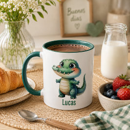Taza para niños personalizada con diseño de animal tasse