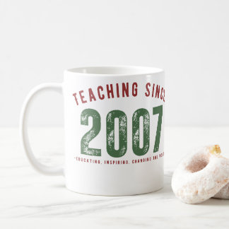 Taza para profesor | Teaching since 2007 Kaffeetasse