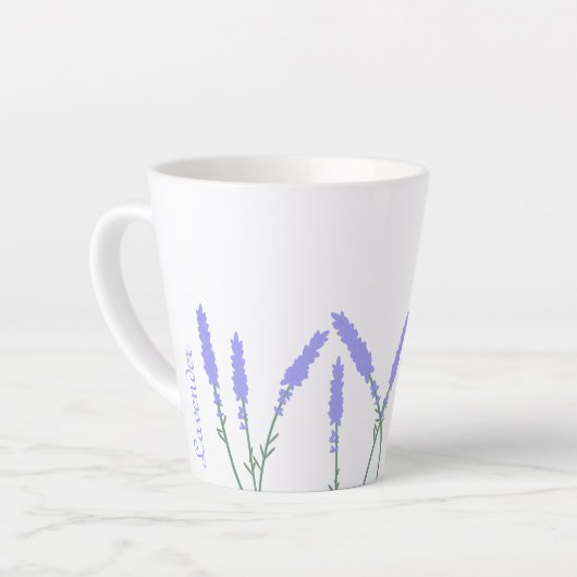 Taza personalizable con lavandas milchtasse (Linke Ecke)