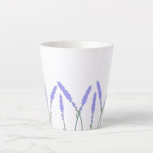 Taza personalizable con lavandas milchtasse (Vorderseite)