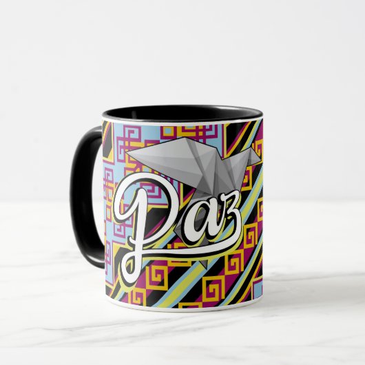 Taza Personalizada Paz Tasse (Vorderseite Links)