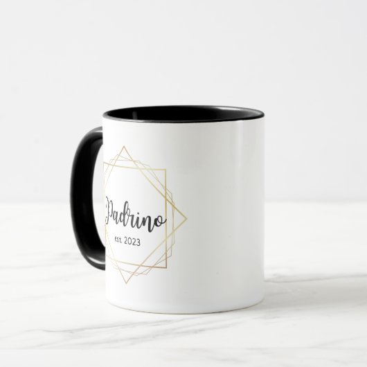 Taza Personalizada Quieren Ser Mis Padrinos 2023 Tasse (Vorderseite Links)