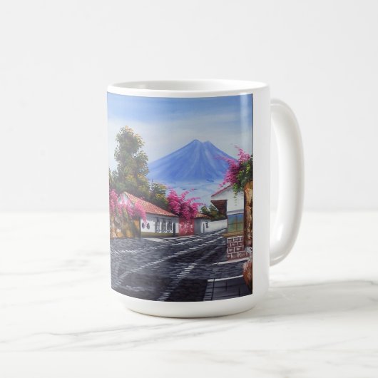 TAZA PINTURA GUATEMALA KAFFEETASSE (VorderseiteRechts)