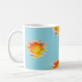 Taza playera Sol con colores Kaffeetasse