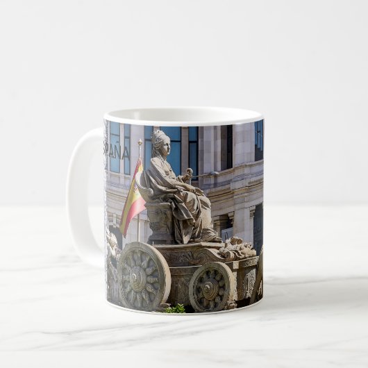taza Plaza Cibeles, en Madrid Kaffeetasse (Vorderseite Links)