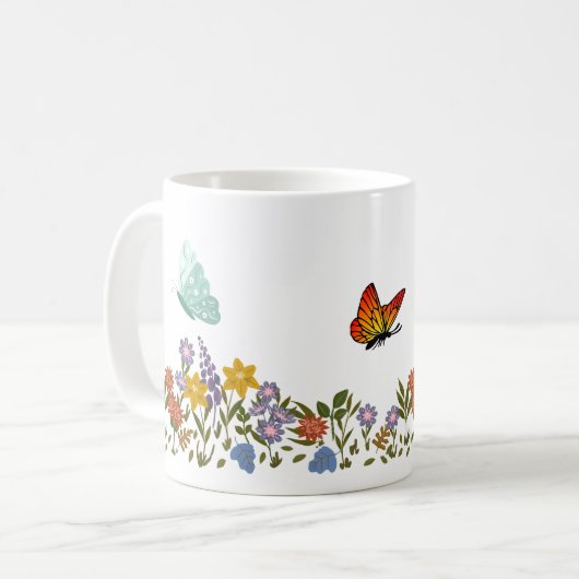 Taza primavera de cafe kaffeetasse (Vorderseite Links)