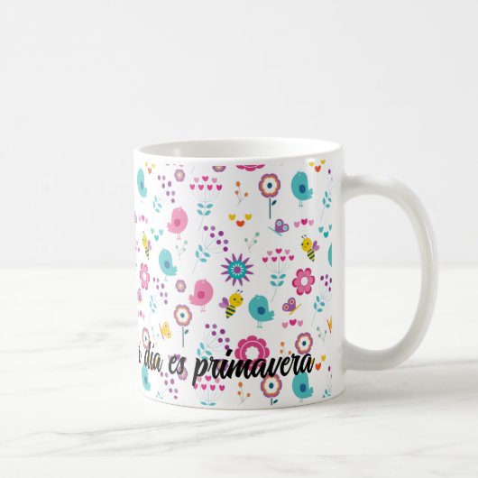 Taza primavera para regalar a un amigo kaffeetasse (Rechts)