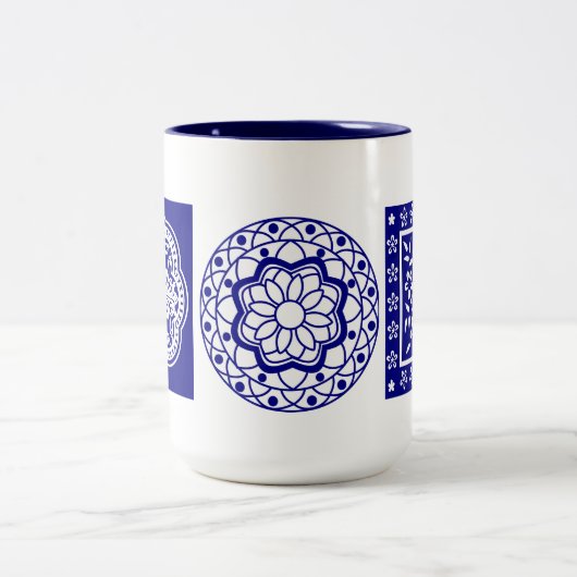 taza Puebla1 Zweifarbige Tasse (Mittel)